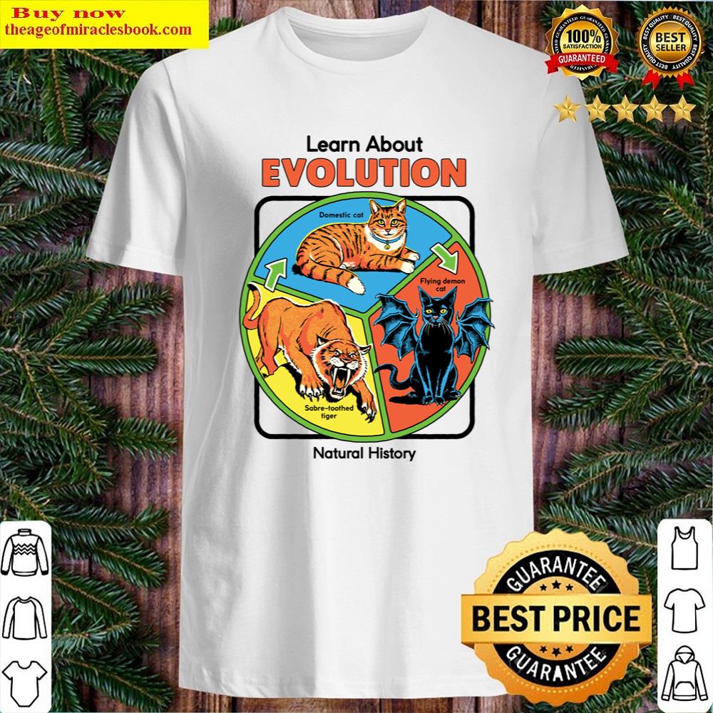 Learn About Evolution Sticker Shirt