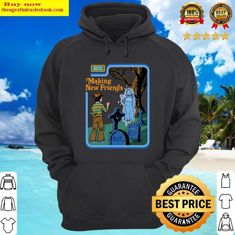 Alternative view of Making New Friends Racerback Shirt