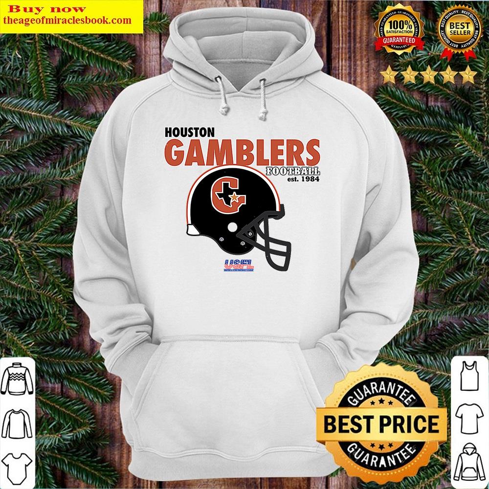 Alternative view of Distressed Houston Gamblers Essential Shirt