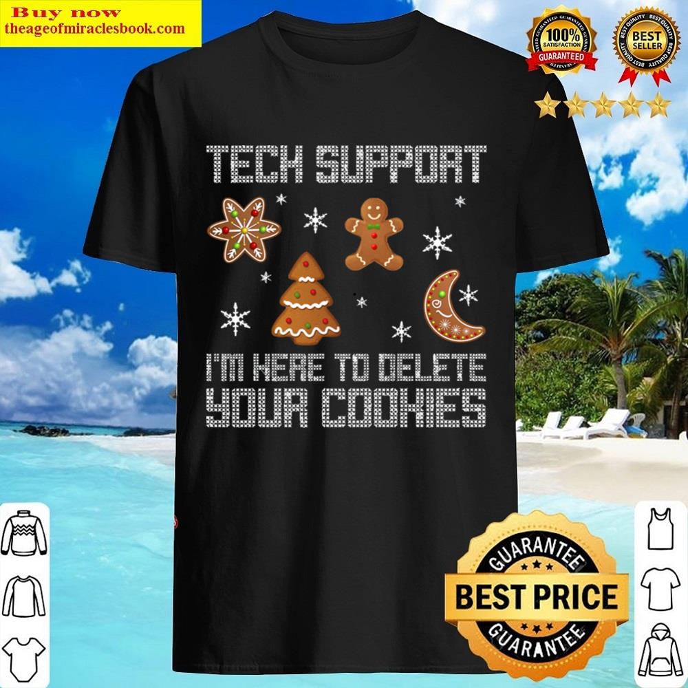Funny Christmas Tech Support Computer Progra Shirt