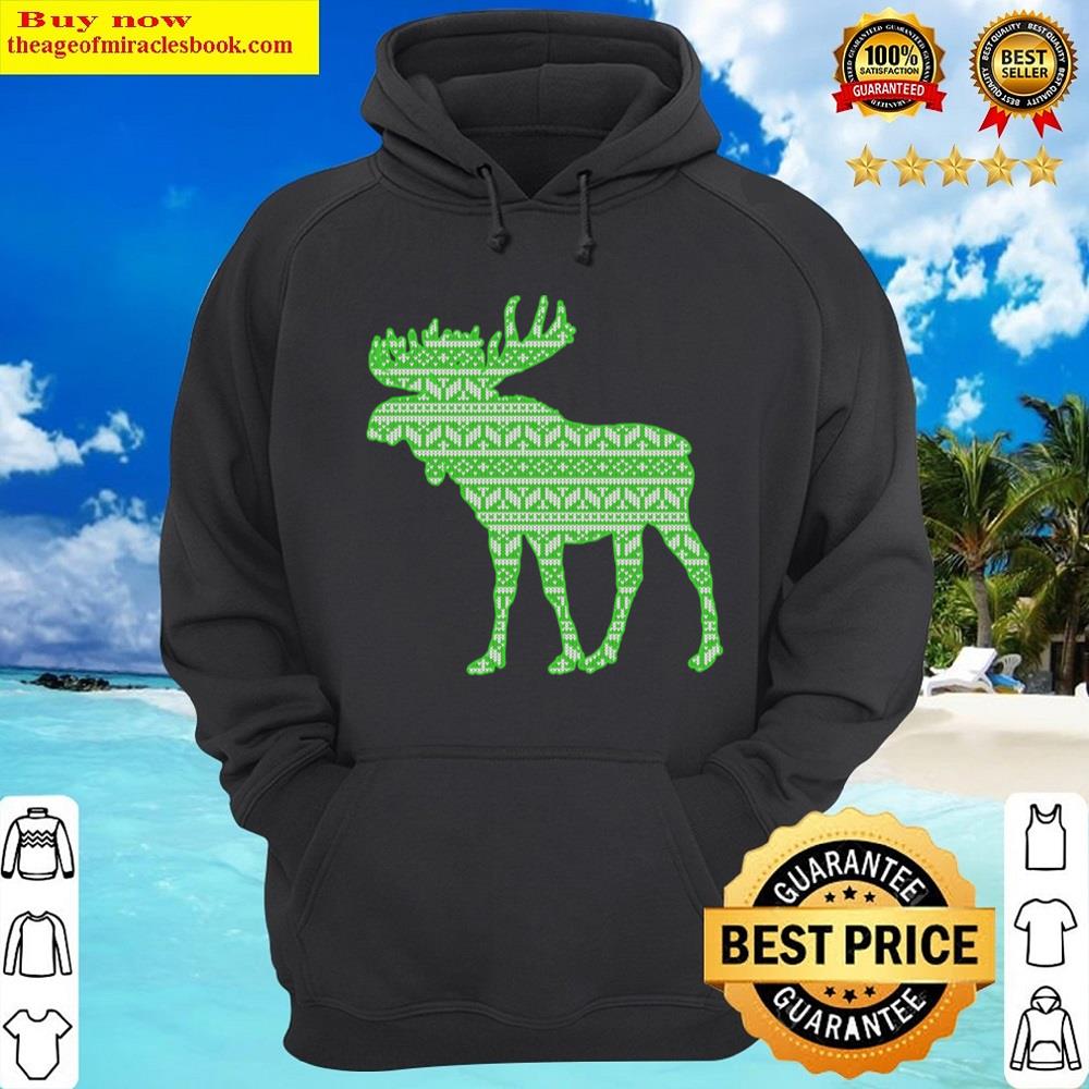 Alternative view of Merry Christmas Moose Shirt