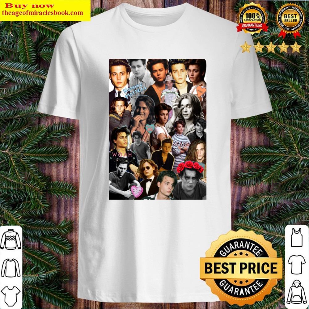 Boy Johnny Depp Collage Shirt