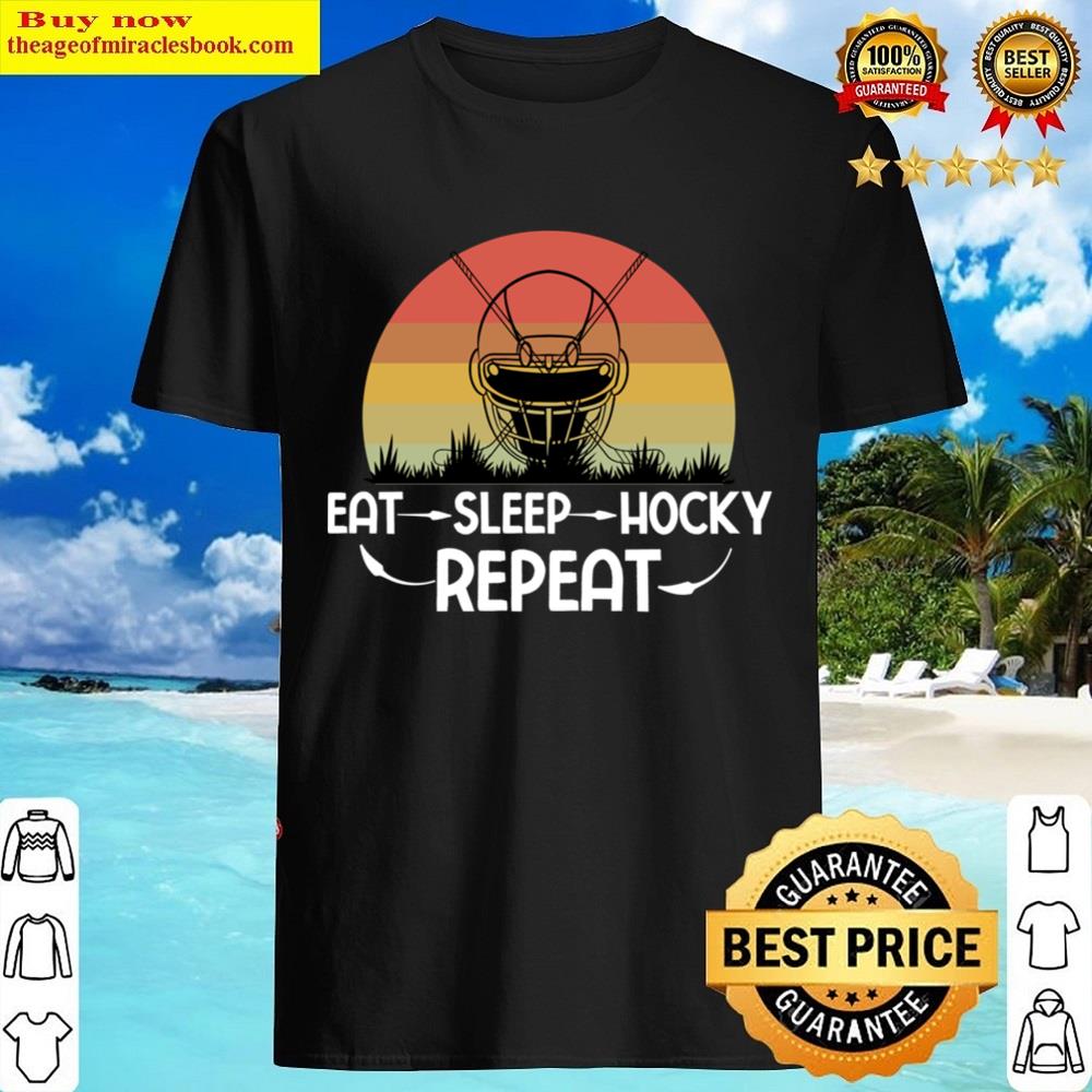 Eat Sleep Hockey Repeat Shirt