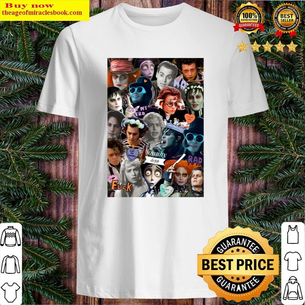 Johnny Depp Collage Shirt