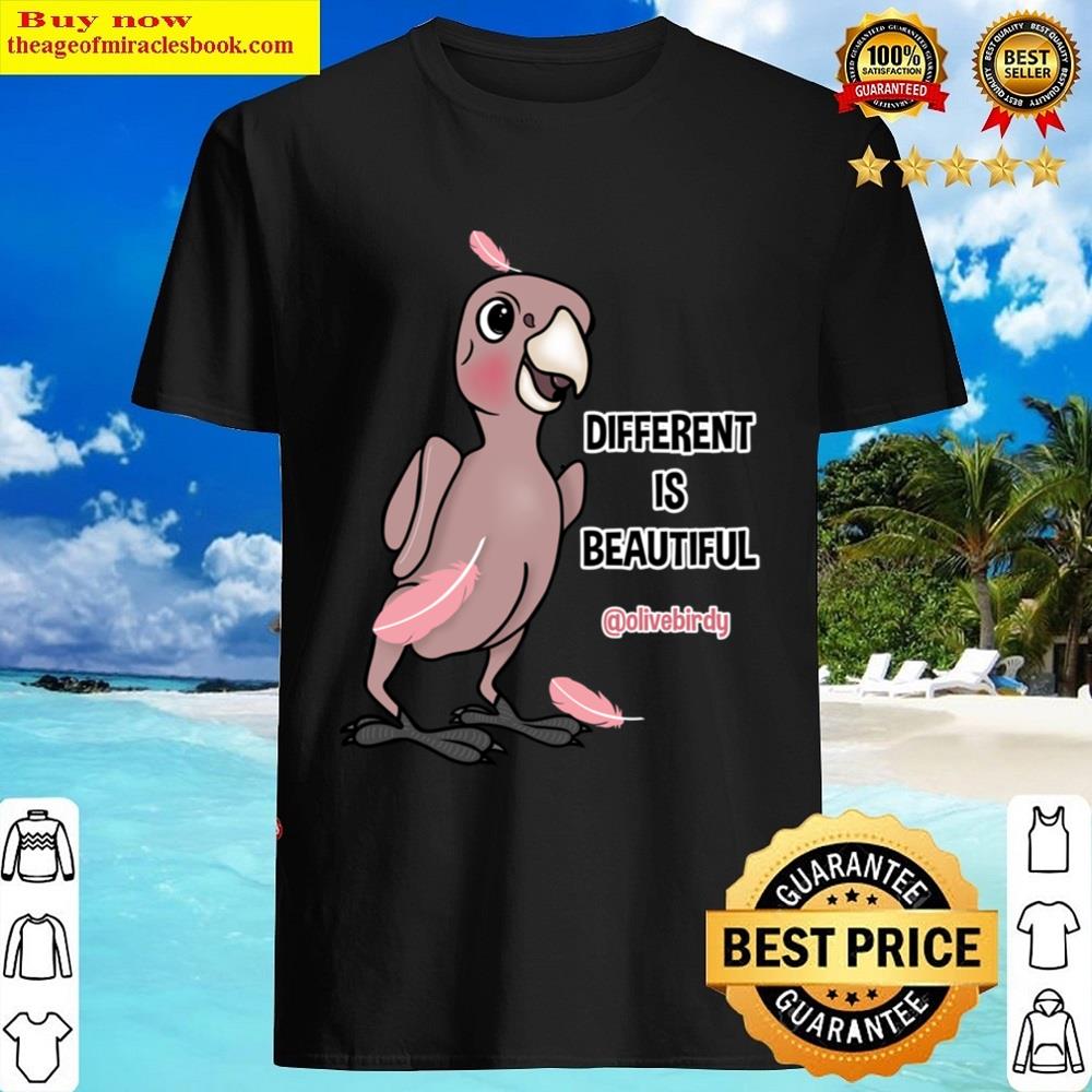 Olive Different Is Beautiful Shirt