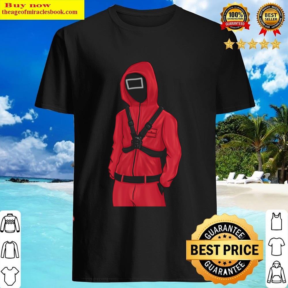 Squid Game Guard Masked Square Shirt