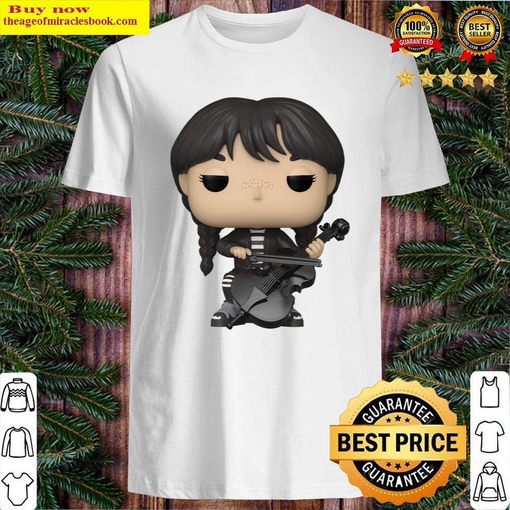 Wednesday Playing Cello Shirt