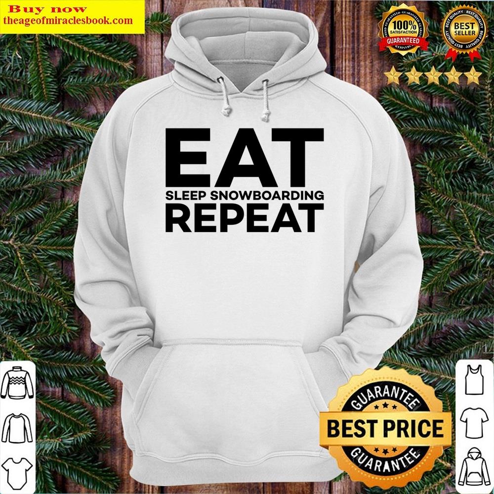 Alternative view of Eat Sleep Snowboarding Repeat Shirt