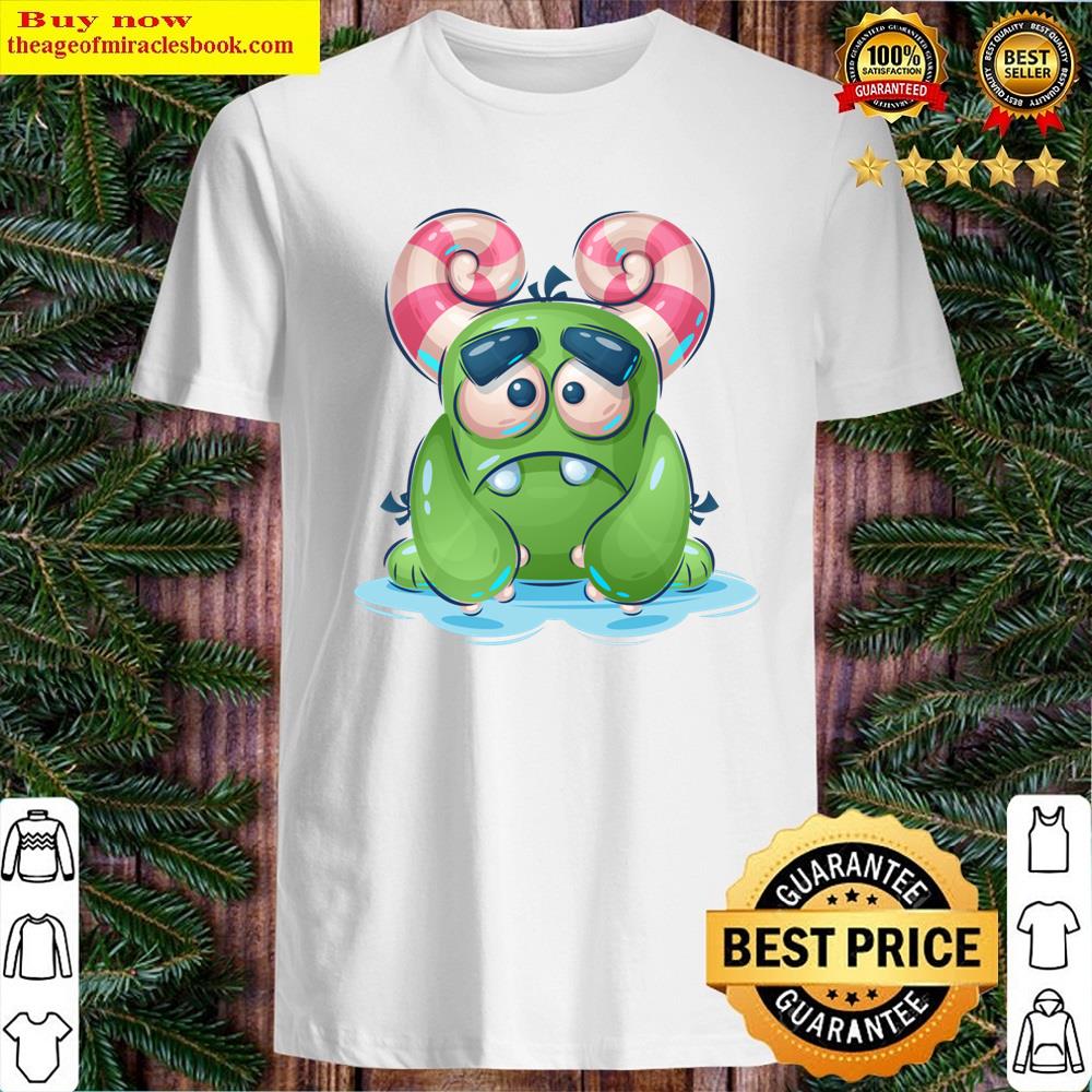 Curlytop Peppermint Monster Shirt