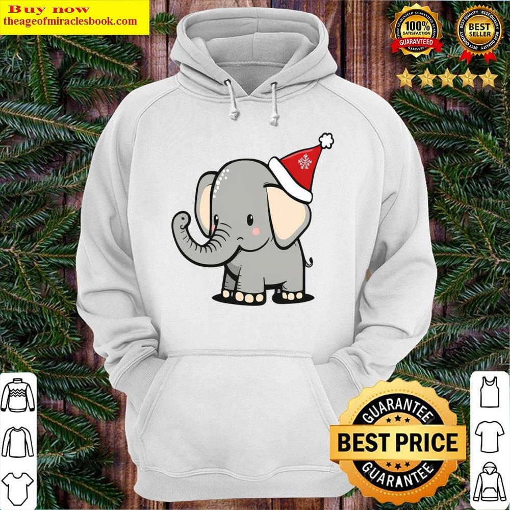 Alternative view of Elephant With A Small Christmas Hat Shirt