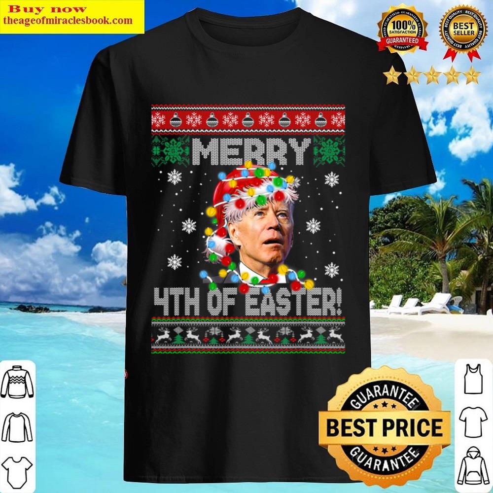 Happy Easter Funny Joe Biden Christmas Shirt