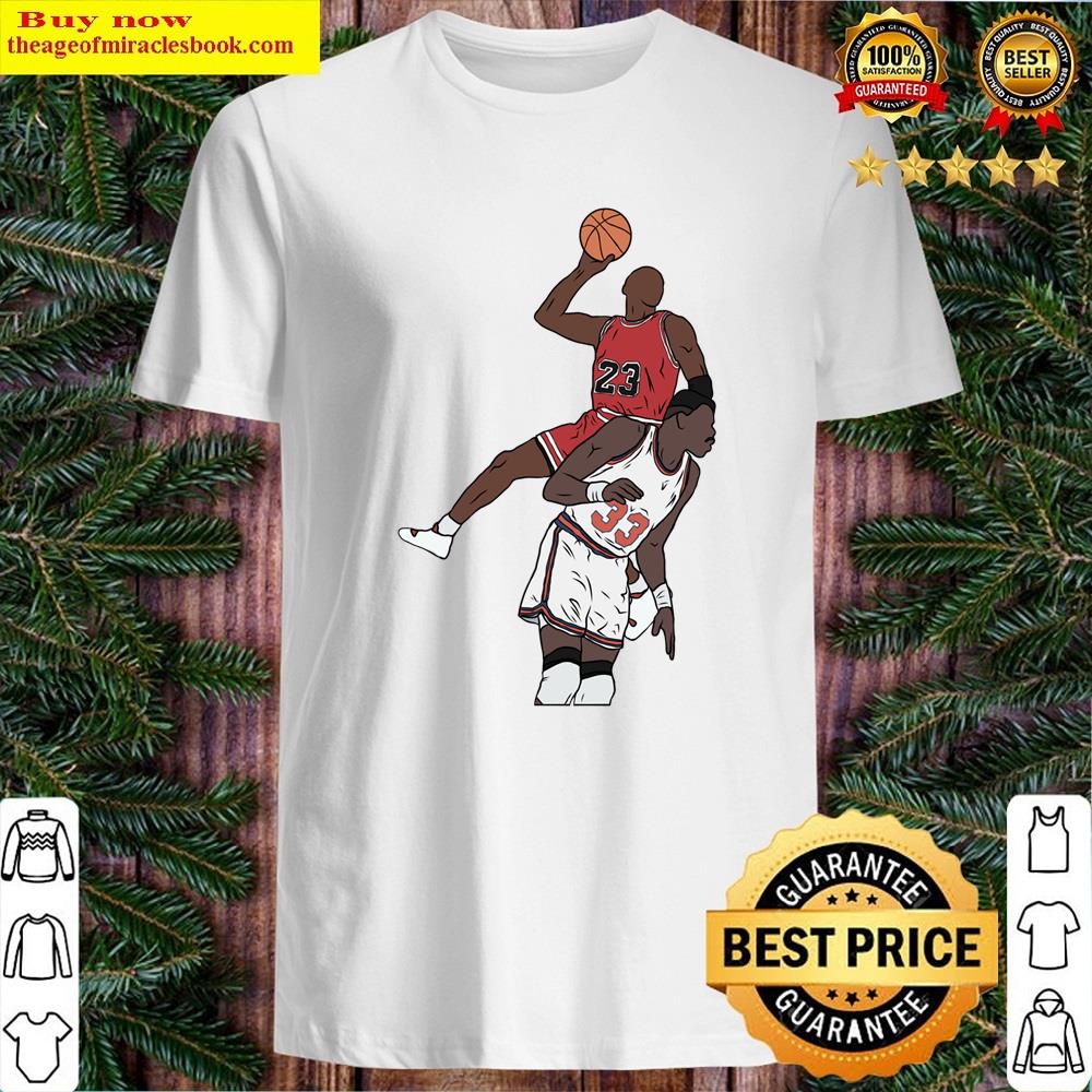 Michael Jordan Dunk Over Patrick Ewing Shirt