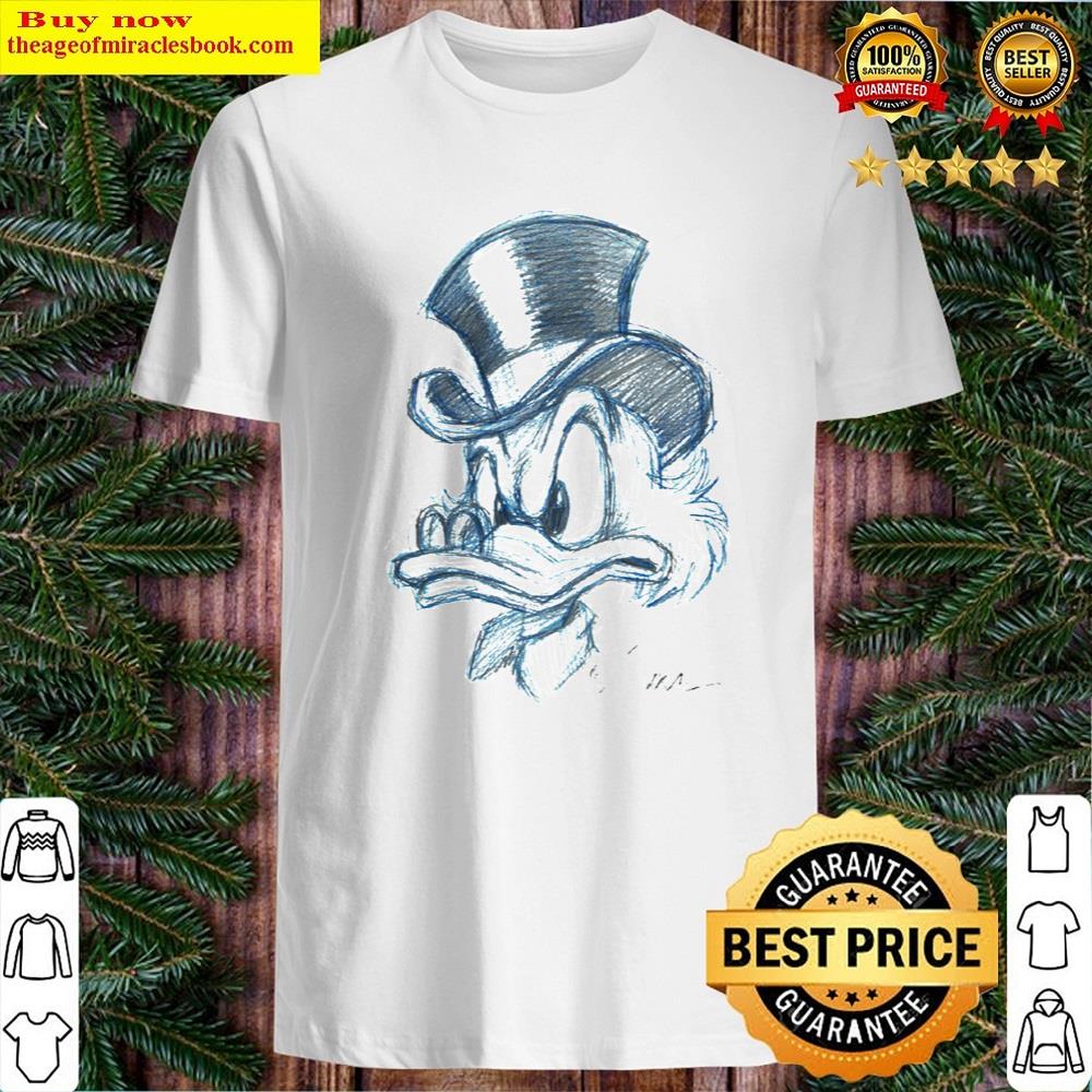 Scrooge Mcduck Scribble Shirt