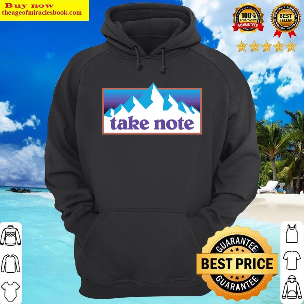 Alternative view of Take Note Mountains 90s Shirt