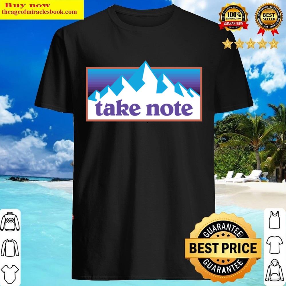 Take Note Mountains 90s Shirt