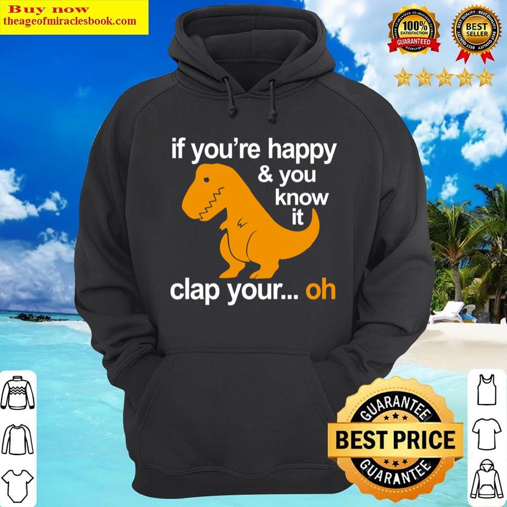 Alternative view of Trex Clap Your Hands Shirt
