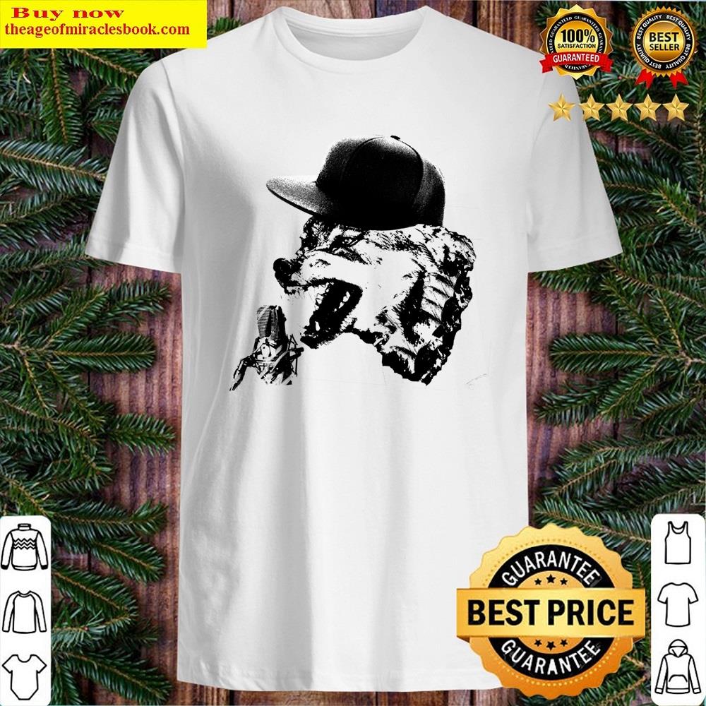 Rocker Wolf Black Shirt