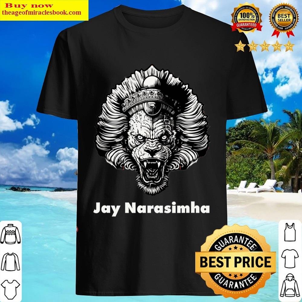 Jay Narasimha Tee Vishnu Avtar Hare Krishna Shirt
