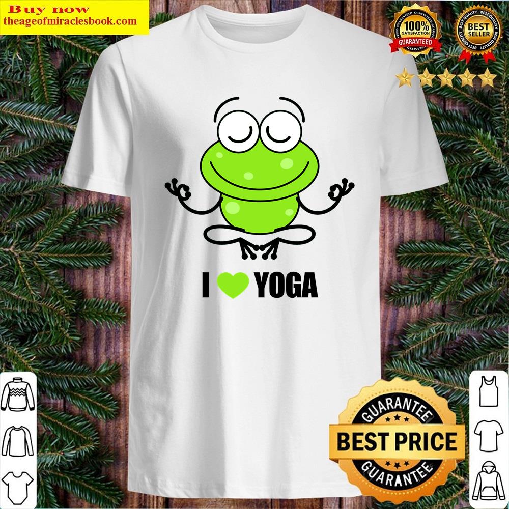 Yoga Frog Warrior Poset Shirt