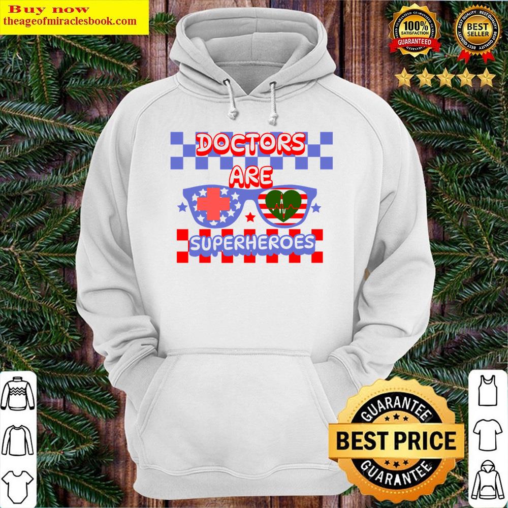 Alternative view of Doctors Are Super Heroes Essential Shirt