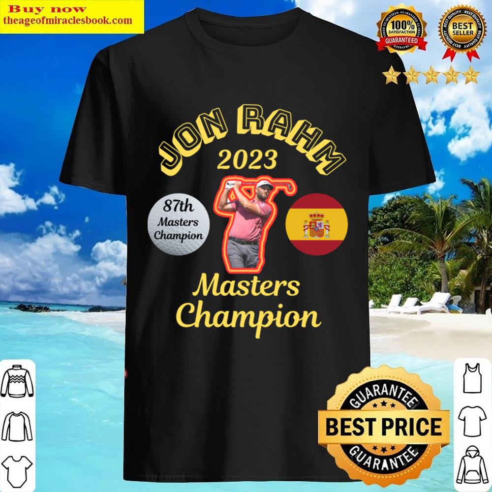 Jon Rahm Masters Champion Shirt