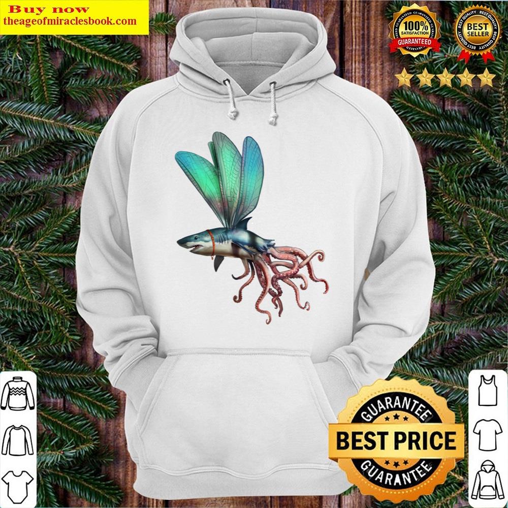 Alternative view of Sharktopus Fly Shirt