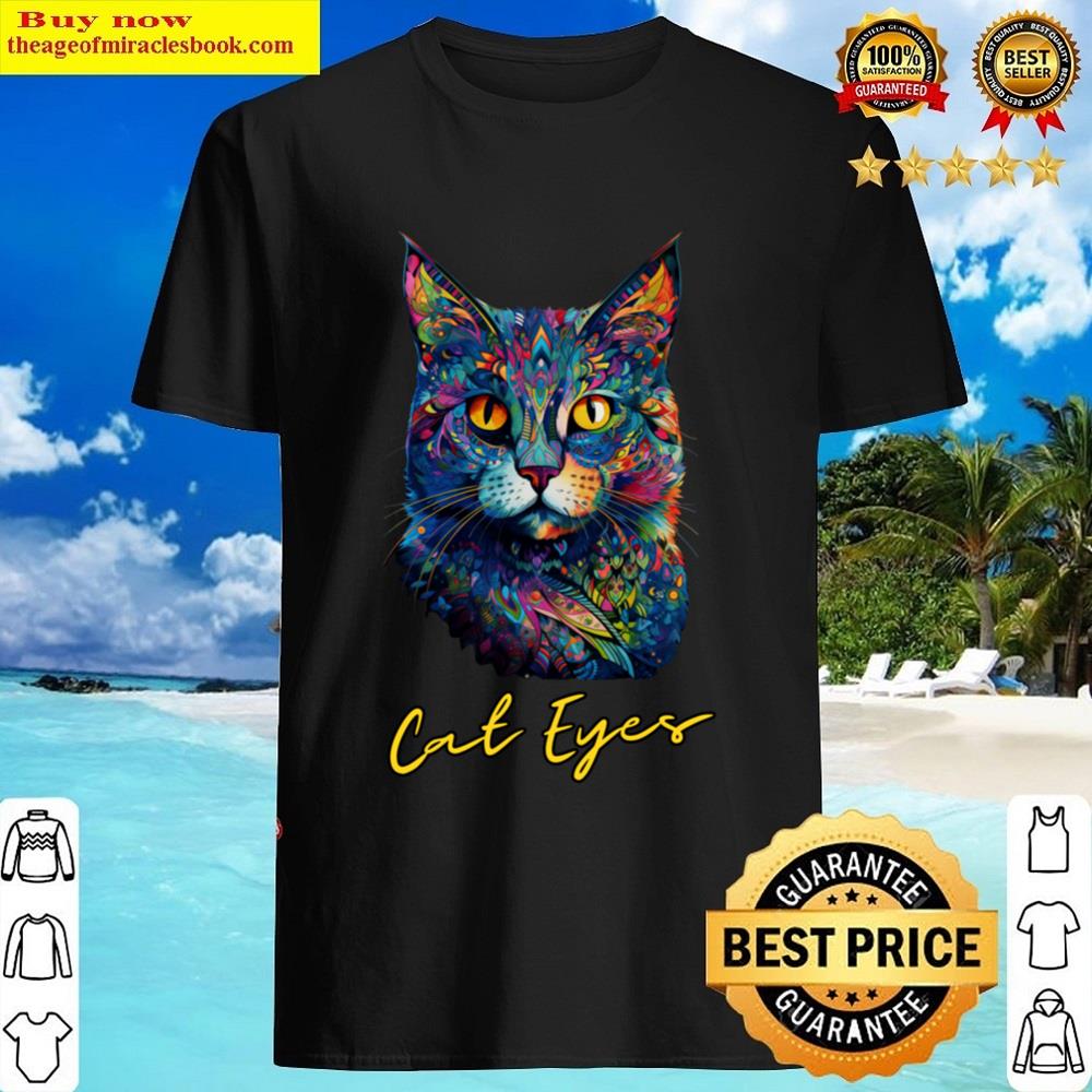 Cat Eyes Mandala Shirt