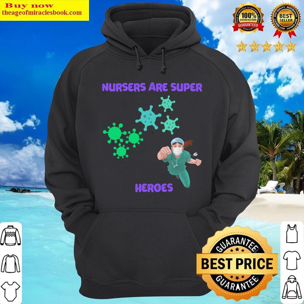 Alternative view of Nurses Are Super Heroes Shirt