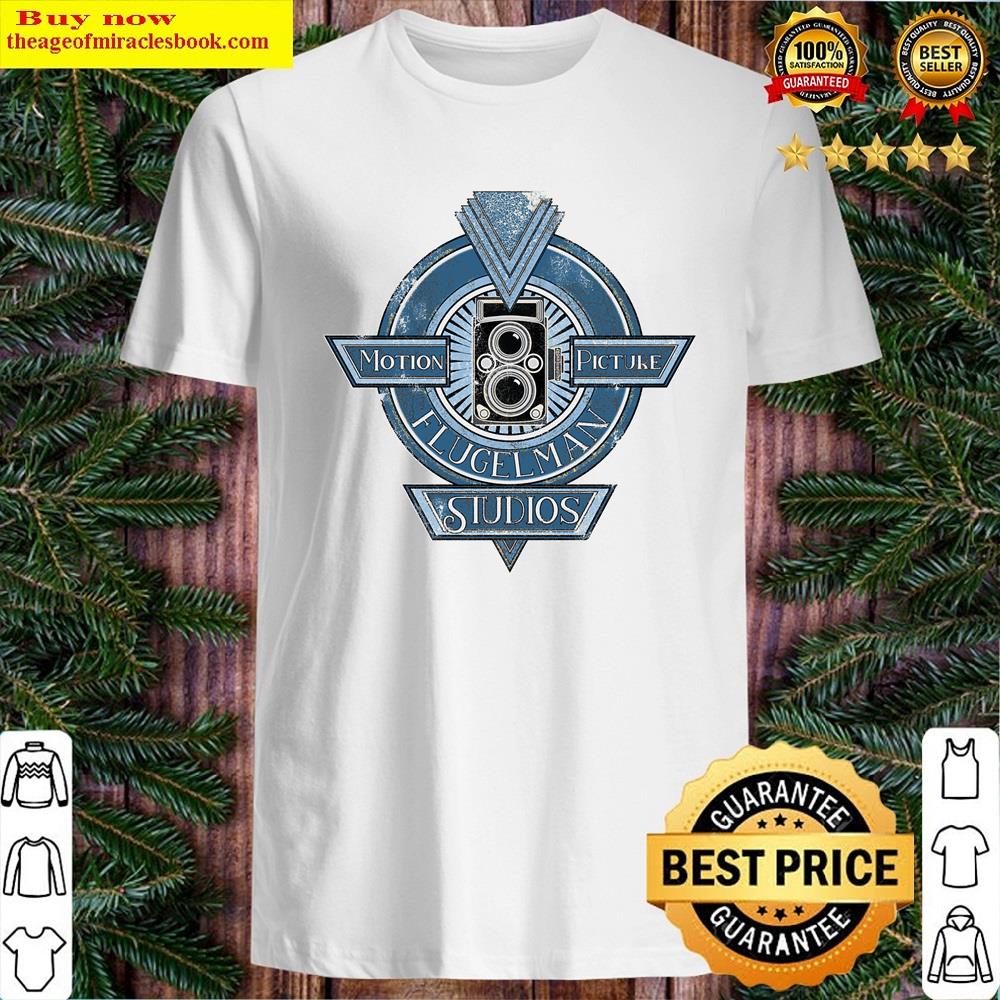Flugelman Studios Blue And White Shirt