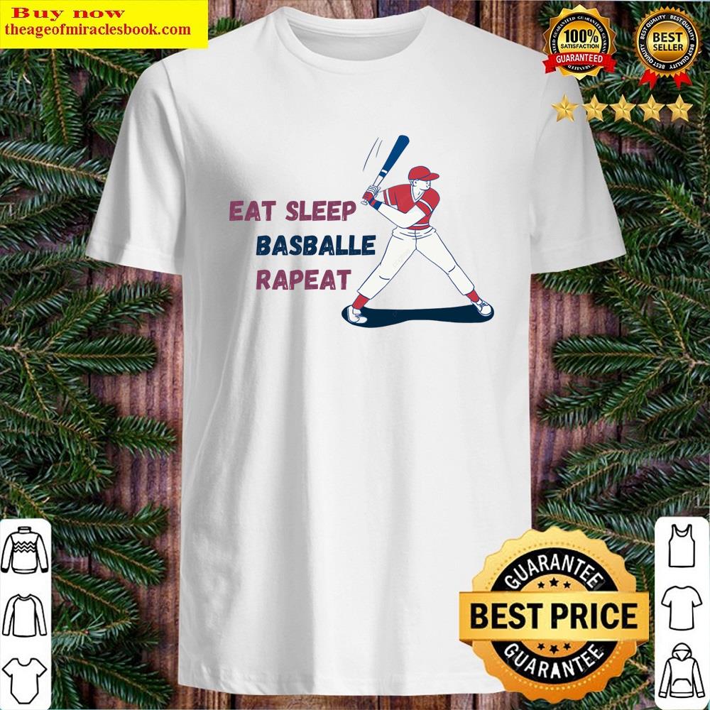 Eat Sleep Baseball Repeat Shirt