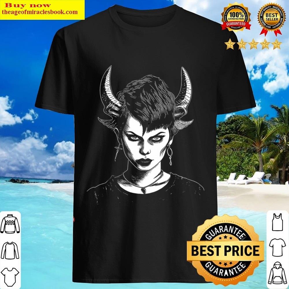 Gothic Hellfire Girl Shirt