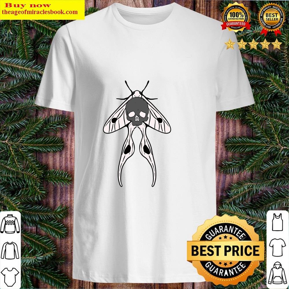 Monotone Lunar Death Moth Shirt
