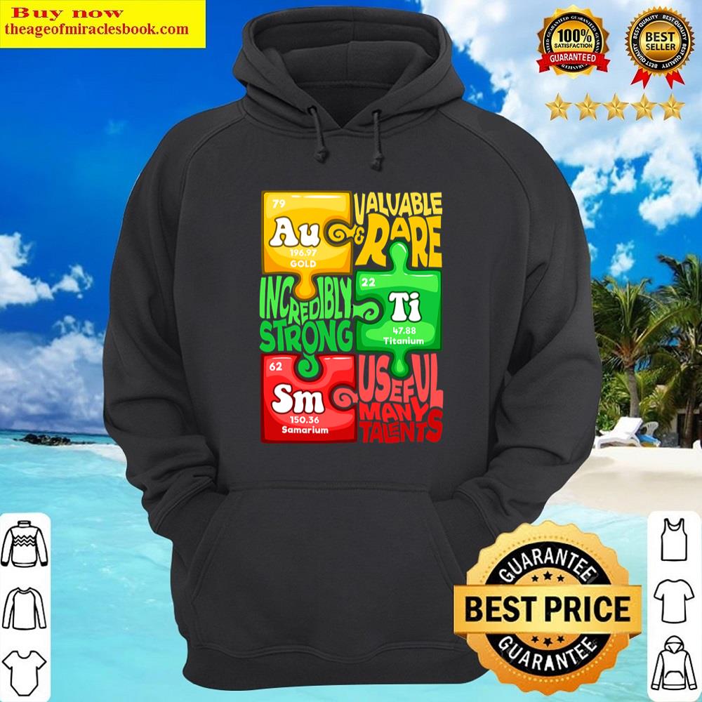 Alternative view of Autism Chemical Element Shirt
