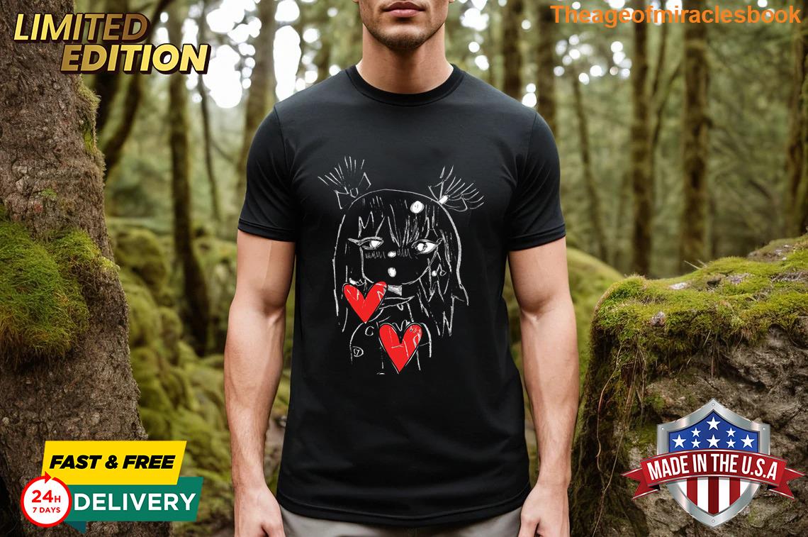 Official Doll Cartoon Style Printed T-shirt