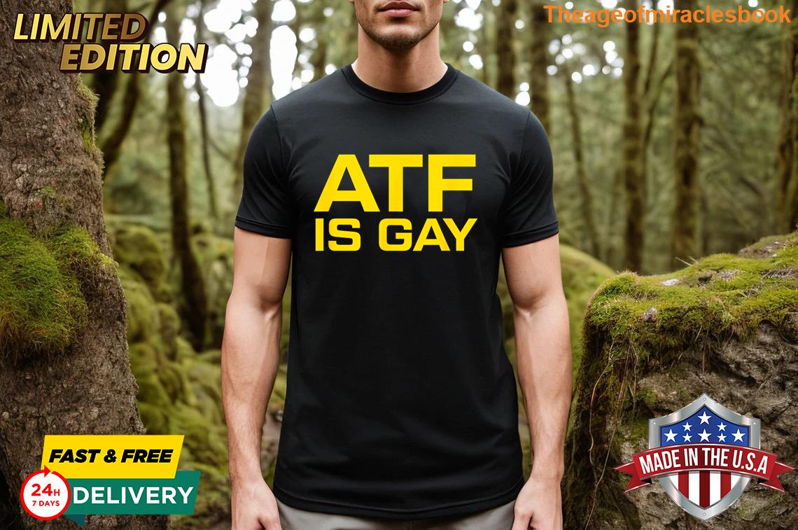 Angelic Atf Is Gay For men T-shirt