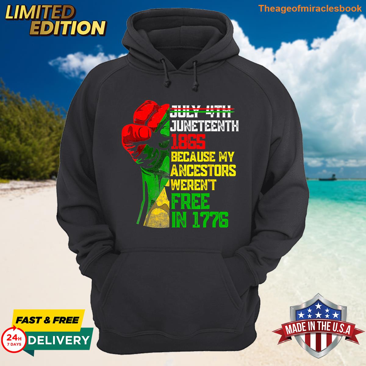 Alternative view of Spunky Juneteenth Juneteenths For Men Juneteenth Cool T-shirt
