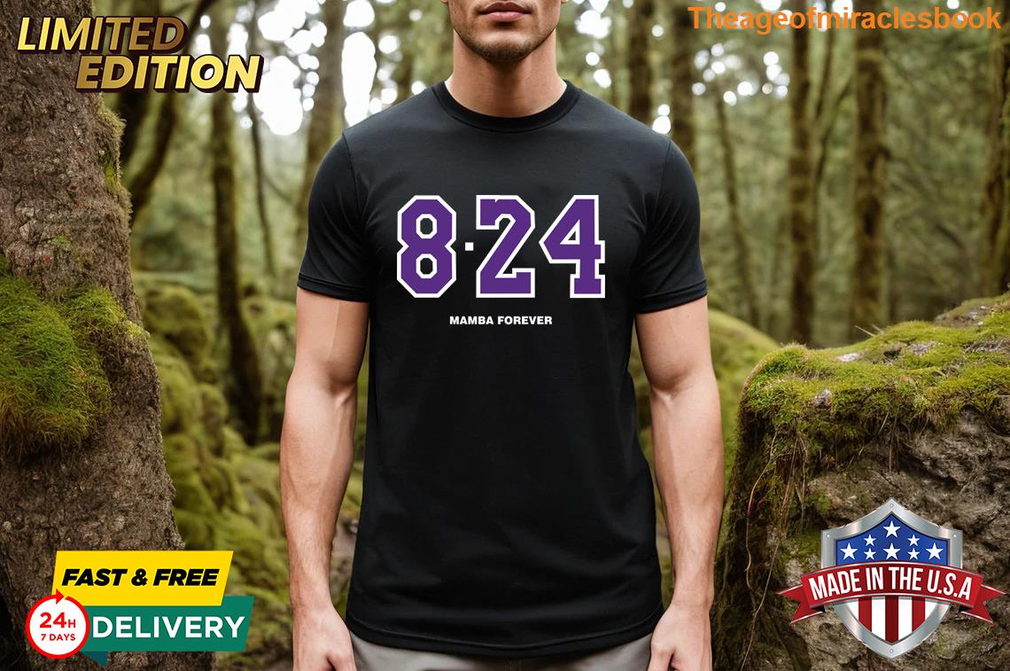 Lovely Kobe Bryant Number 8 24 Athletic T-shirt Lovely Kobe Bryant Number 8 24 Athletic T-shirt