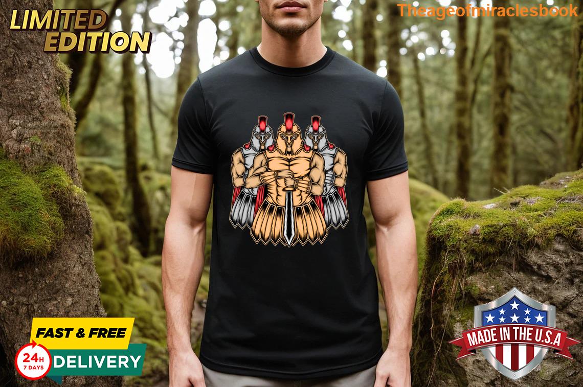 Spunky Three Spartan Warriors Comfortable T-shirt