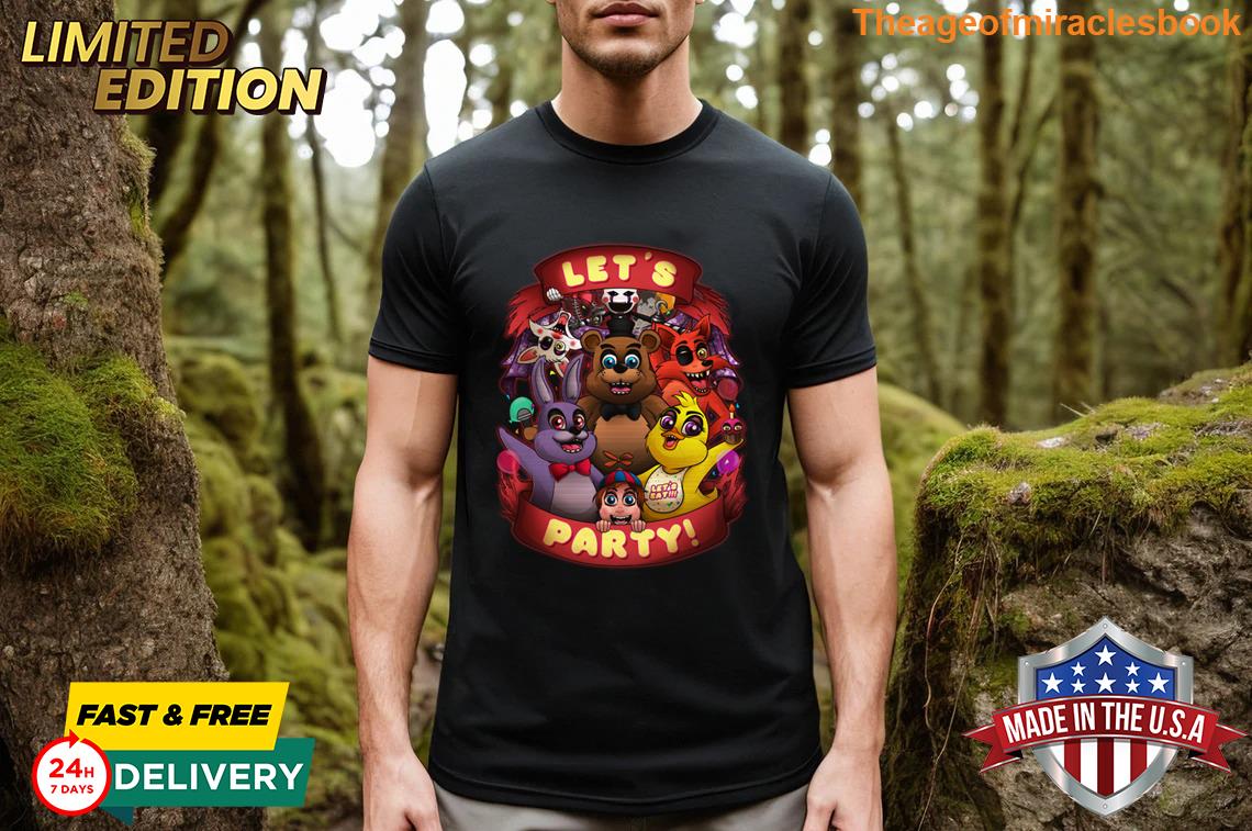 Attractive Fnaf Let’s Party Sports T-shirt
