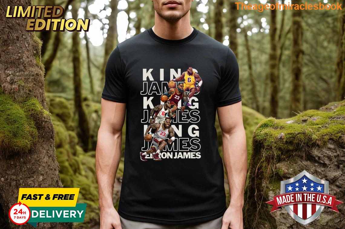 Angelic King Lebron James Vintage T-shirt