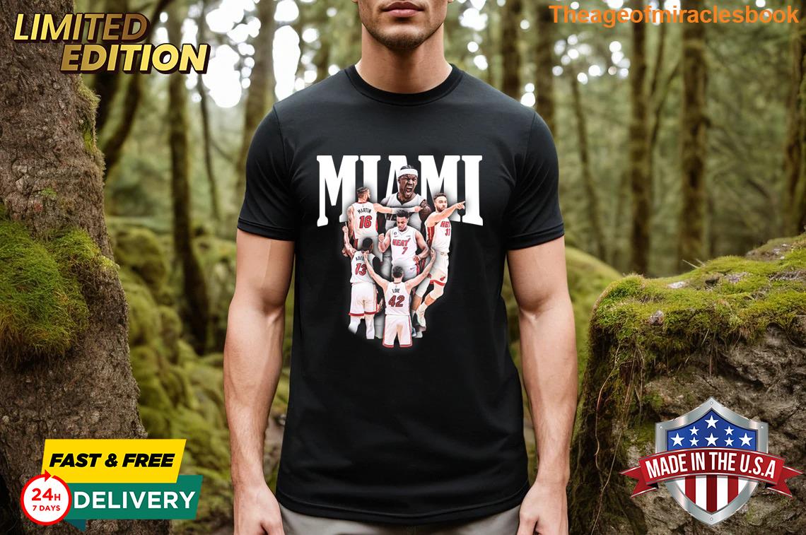 Gorgeous Miami Heat 20222023 Diamond T-shirt