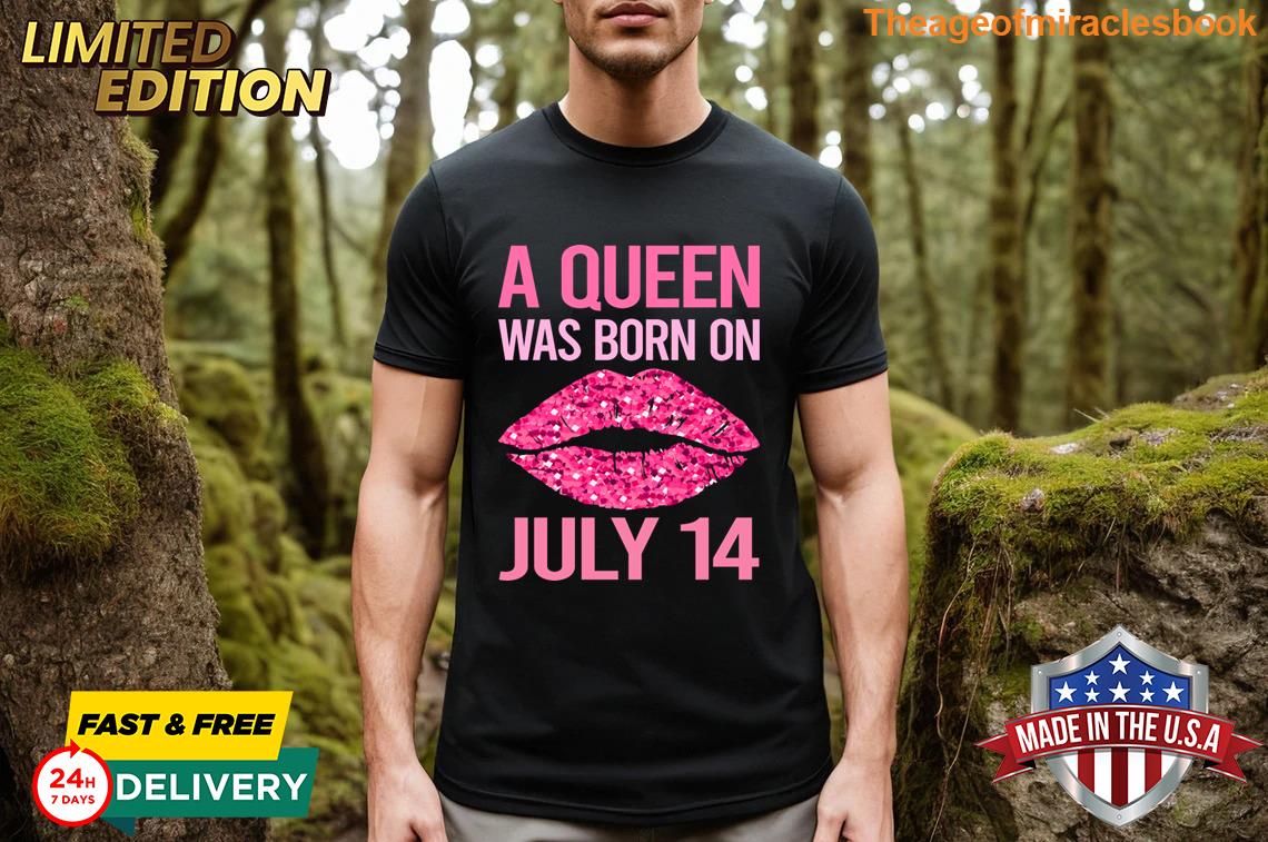 Top Pink Lips July 14 14th Streetwear T-shirt