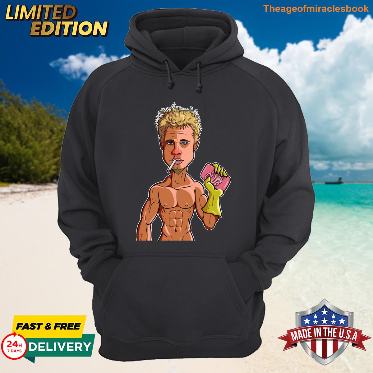 Alternative view of Dazzling Tyler Durden Casual T-shirt