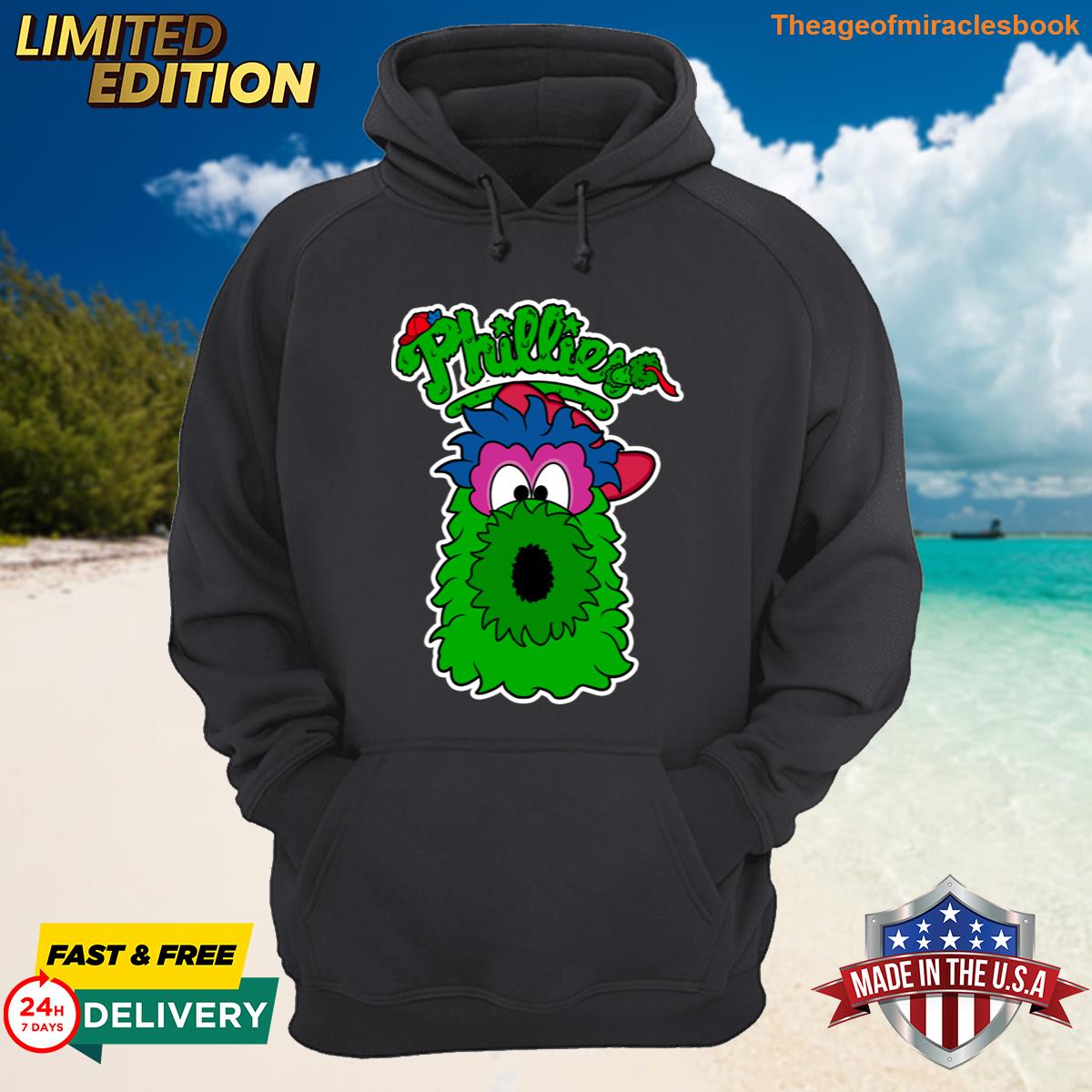 Alternative view of Gorgeous Phillies Phanatic For men T-shirt