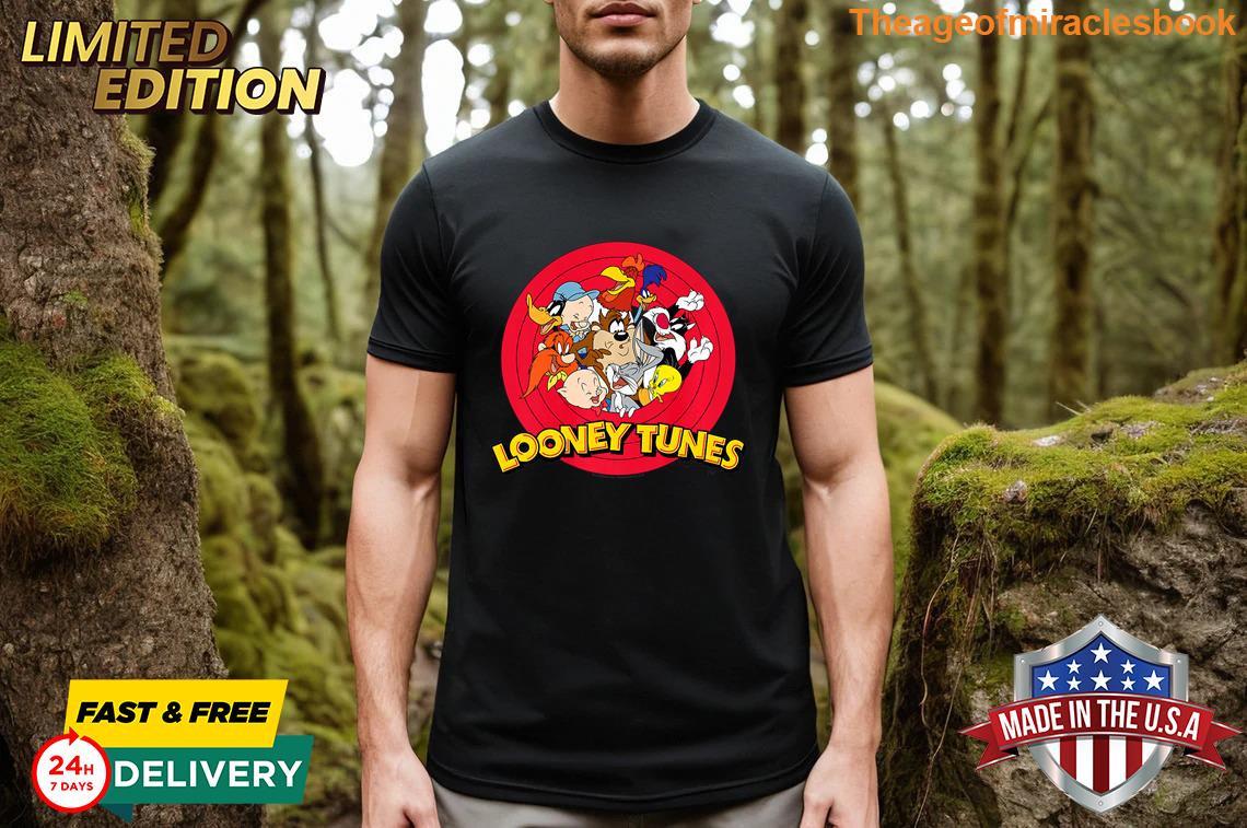 Nice Looney Tunes Group Logo Vintage T-shirt