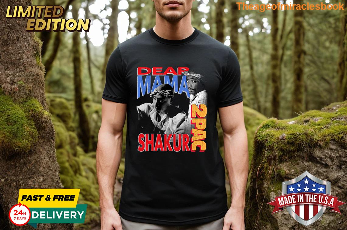 Spunky Official Tupac Dear Mama 2pac Sports T-shirt