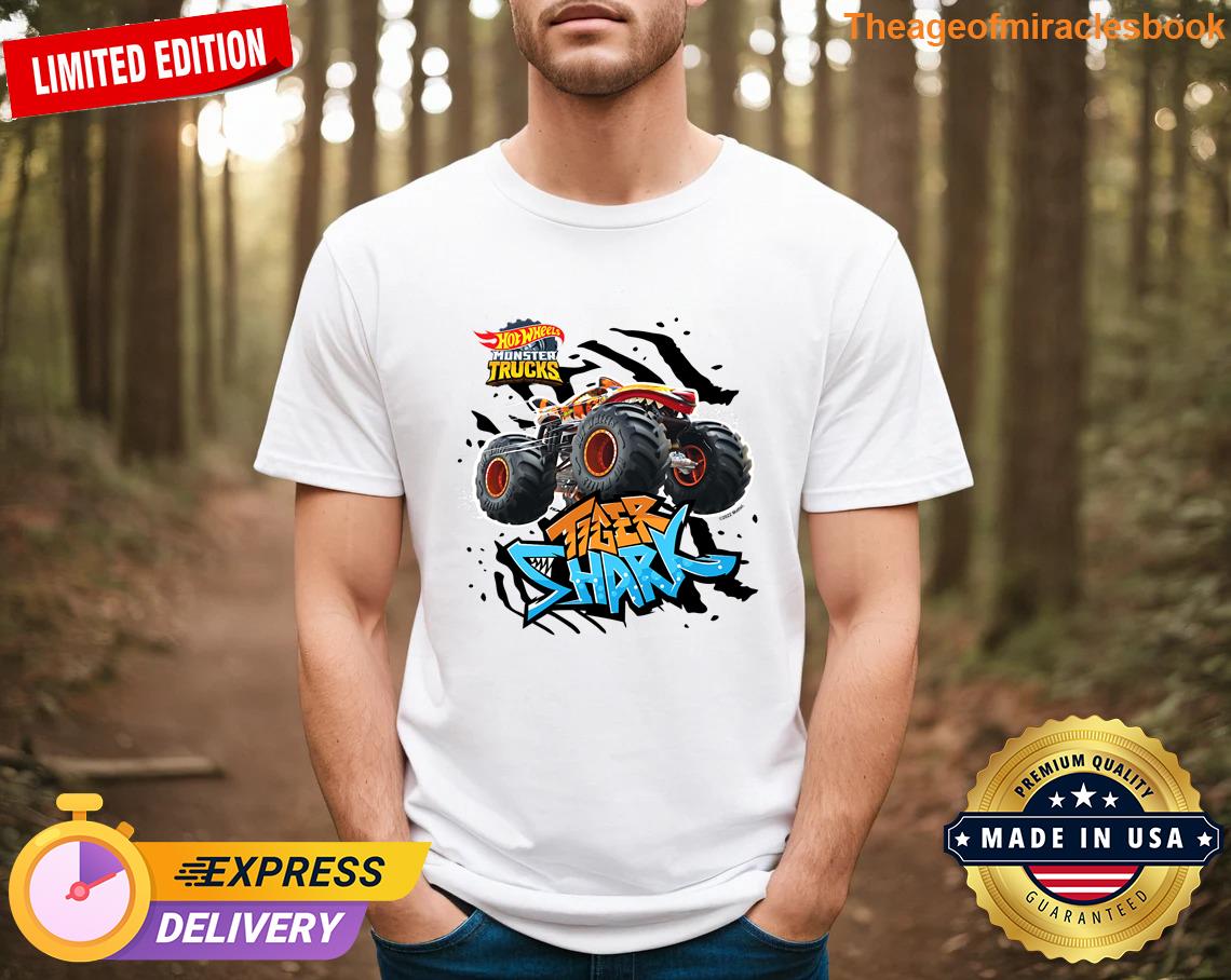 Alluring Hot Wheels Tiger Shark Orange On sale T-shirt