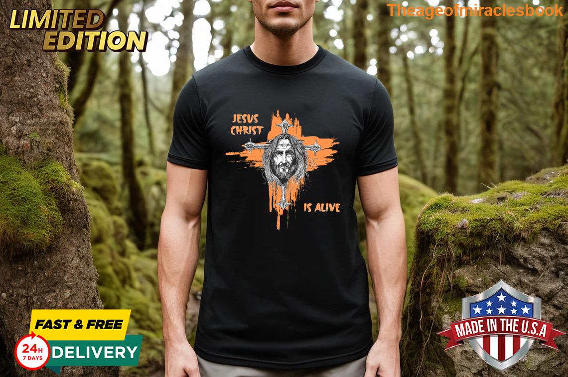 Nice Jesus Christ Is Alive Diamond T-shirt