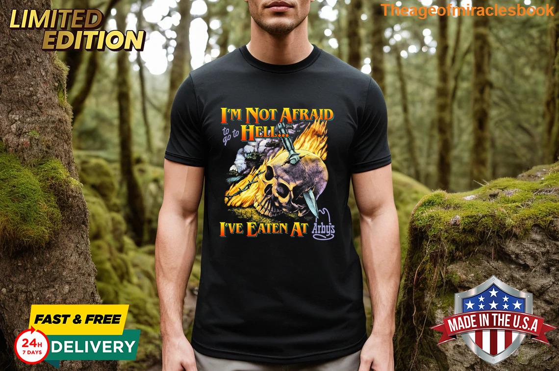 Awesome Hell Arbys Printed T-shirt