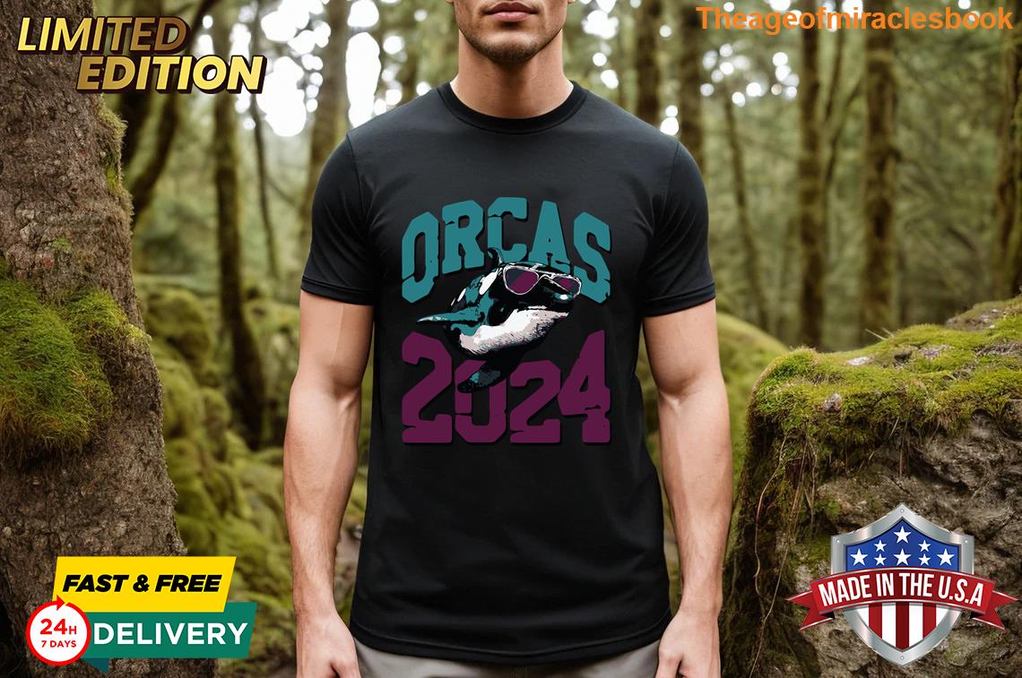 Spunky Orcas 2024 Funny Fashionable T-shirt